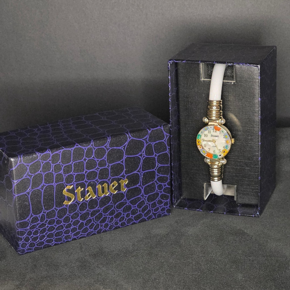 Stauer Murano Glass Millefiori Bracelet Band Watch